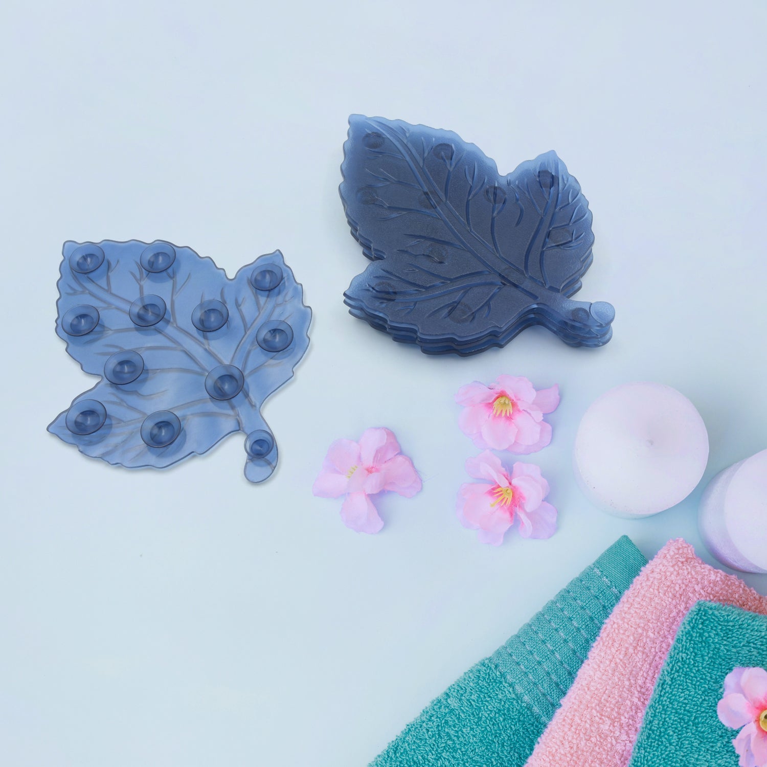 Mini Pvc Anti-Slip Bat Mat Non Slip Baby Bath Mats, Mini Child Safety Anti Slip Shower Mats Star,& Leaf Shaped for Kids (4 pc Set) Mini Pvc Anti-Slip Bat Mat Non Slip Baby Bath Mats, Mini Child Safety Anti Slip Shower Mats Star,& Leaf Shaped for Kids (4 pc Set)